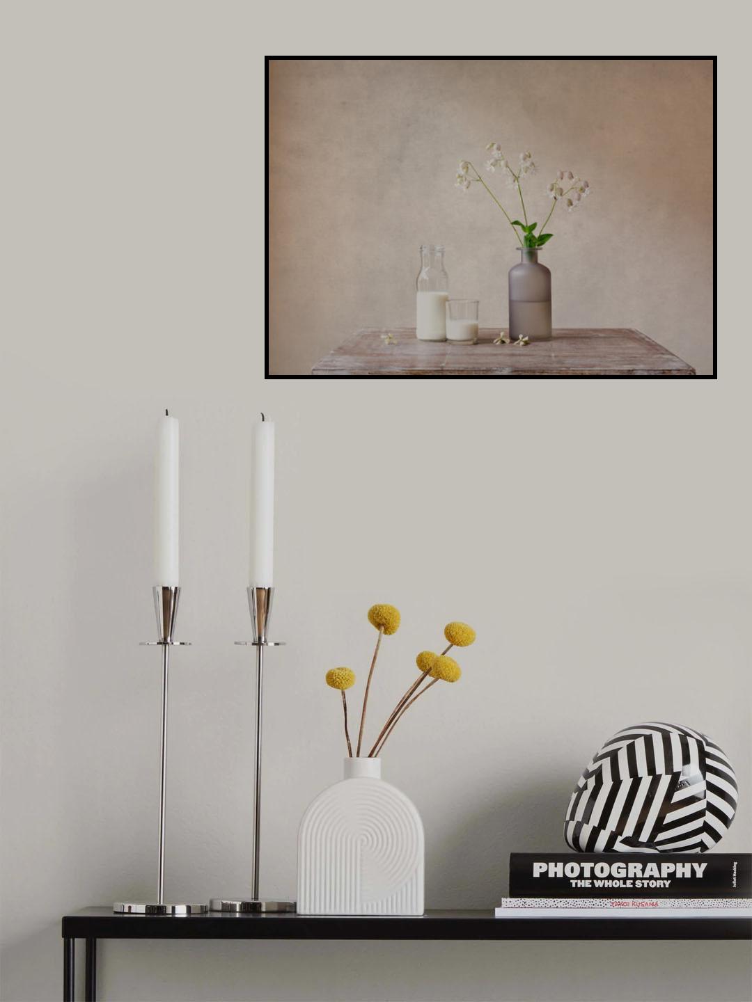 Still life with milk Poster och Canvastavla