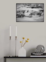 cat and girl Poster och Canvastavla