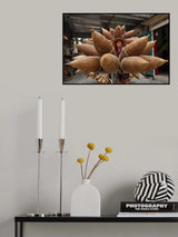 Bike of fishing tools Poster och Canvastavla