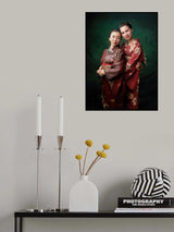 Ladies in Kimono Poster och Canvastavla