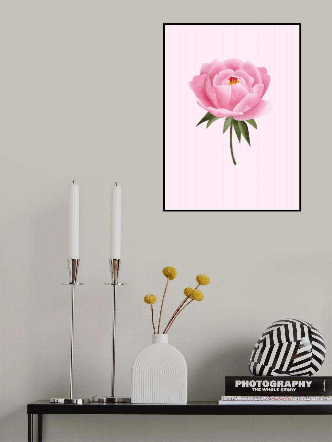 Peony statement Poster och Canvastavla
