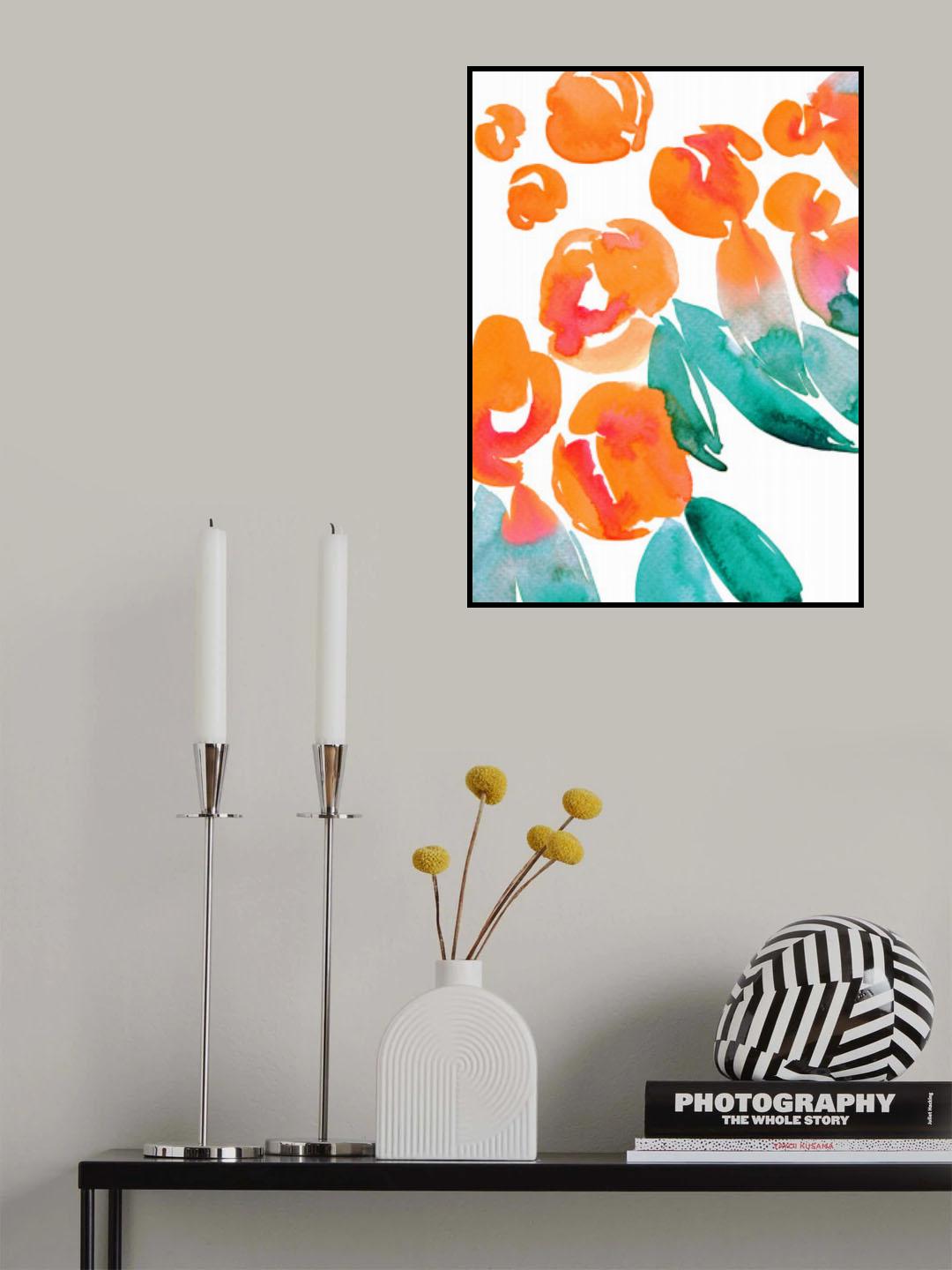 Alicia bouquet II Poster och Canvastavla