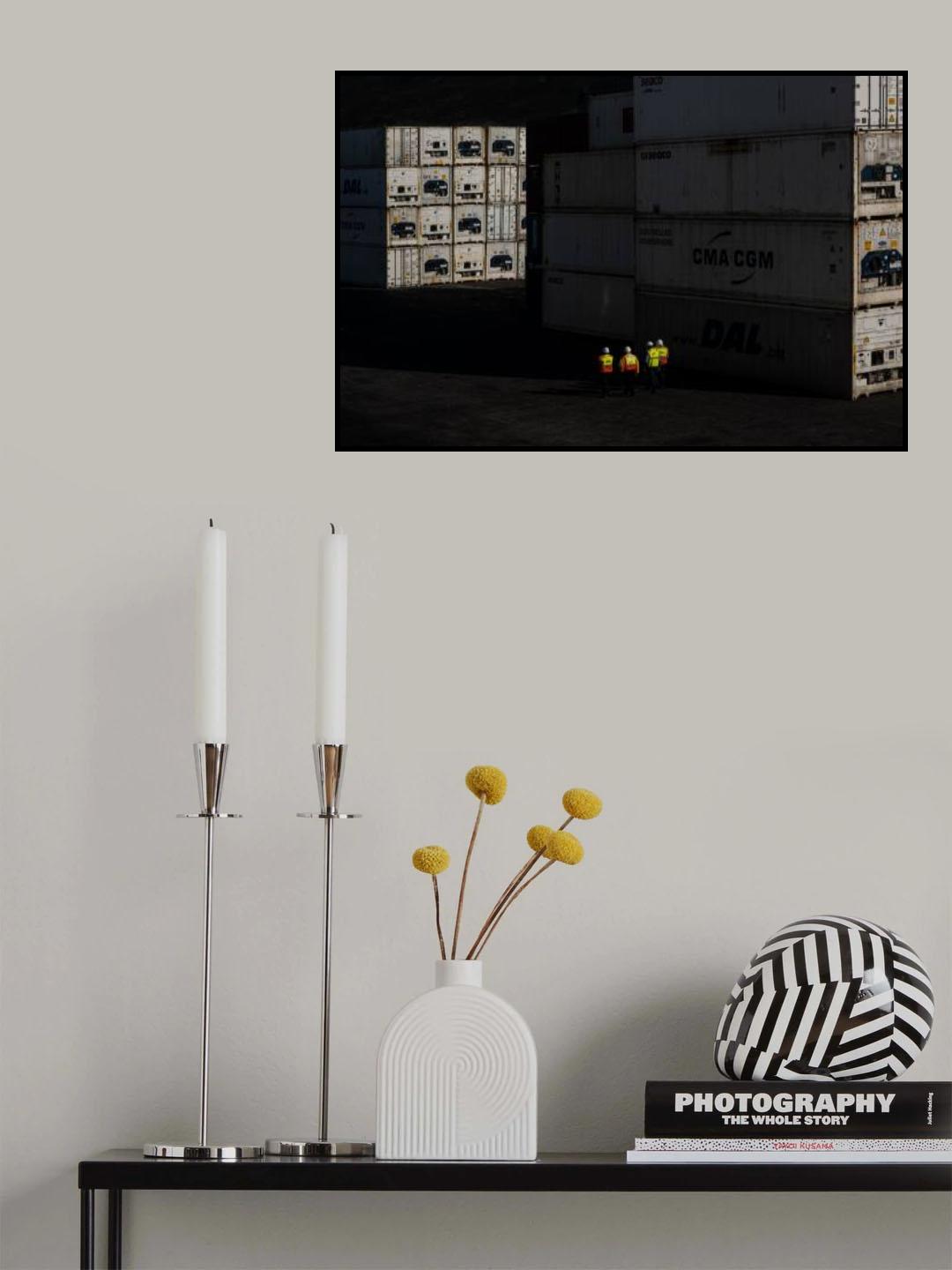 men at work Poster och Canvastavla