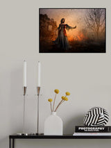 ...for in darkness I was walking and destruction lay around me.... Poster och Canvastavla