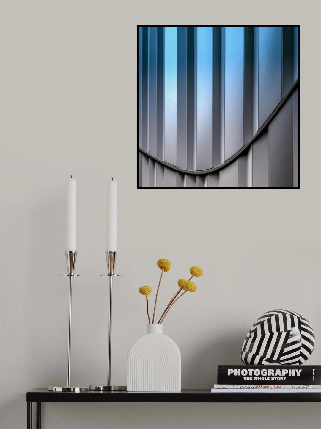 Blue steel Poster och Canvastavla