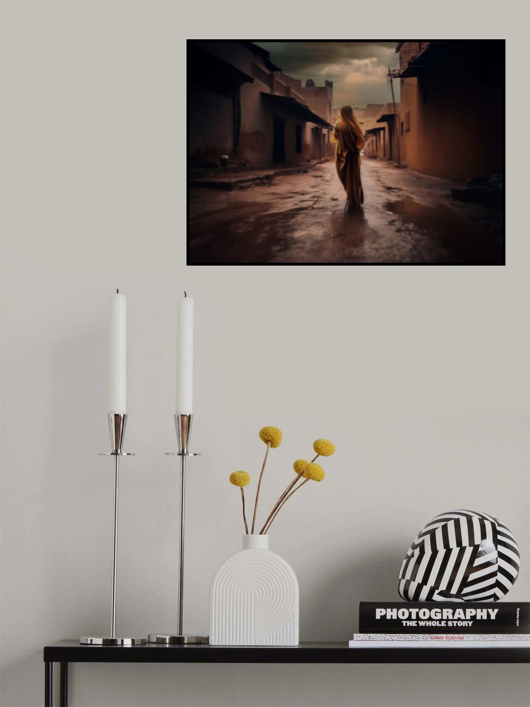 Alone in the village Poster och Canvastavla