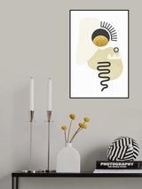Tropical Villa Color and Shapes 18 Poster och Canvastavla