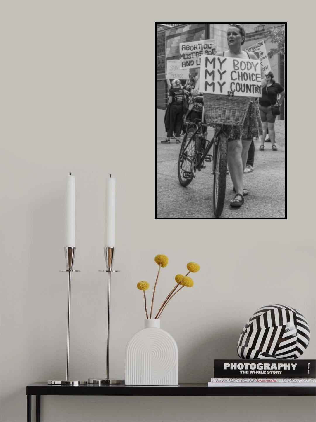 My Body, My Choice Poster och Canvastavla