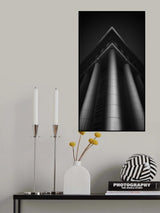 Roman column B&amp;W Poster och Canvastavla