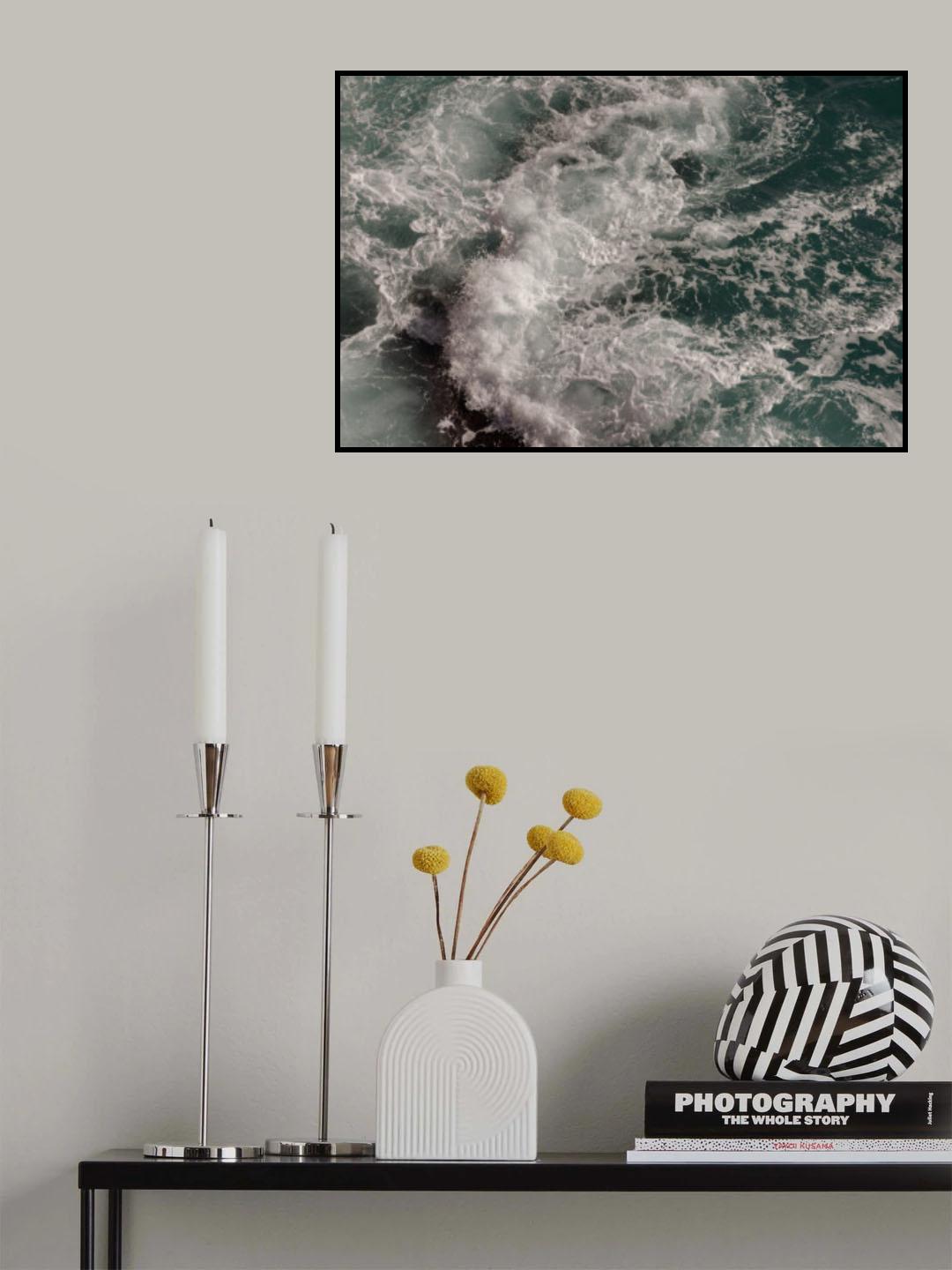 sea waves and rock Poster och Canvastavla