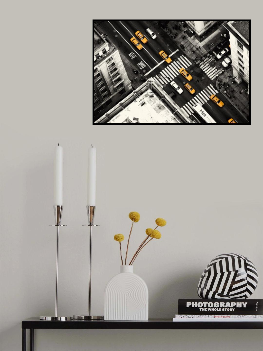 Yellow Flow Poster och Canvastavla