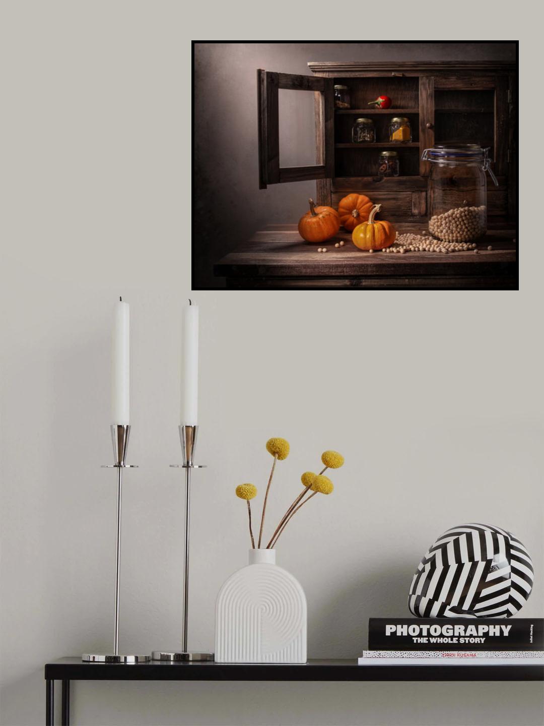 A beam of light in the kitchen Poster och Canvastavla