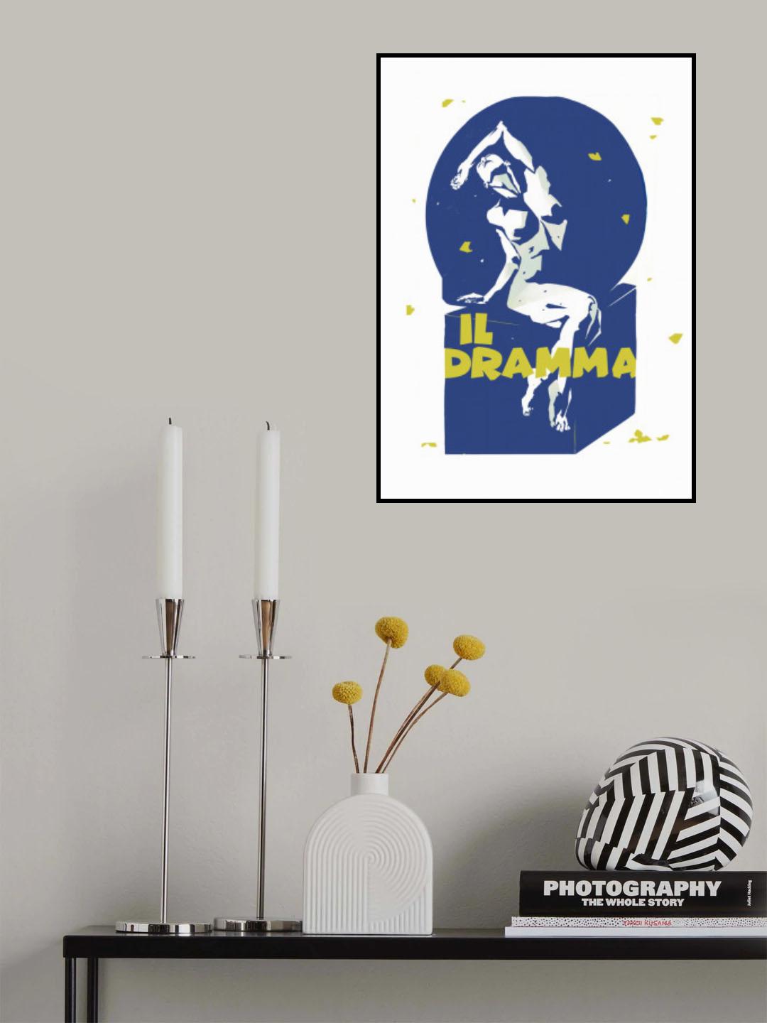 Il Dramma Poster och Canvastavla