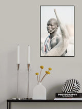 Mundari tribesman Poster och Canvastavla