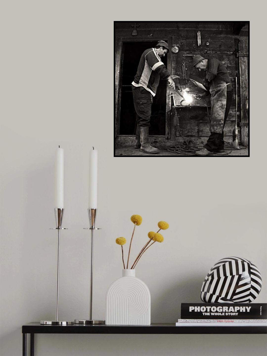 scantei (sparks) Poster och Canvastavla
