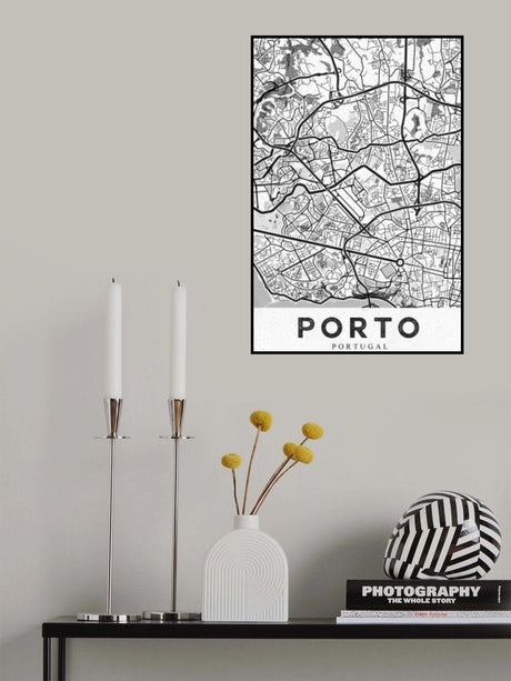 Porto City Poster och Canvastavla