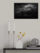 Passing storm over the Paine massif Poster och Canvastavla