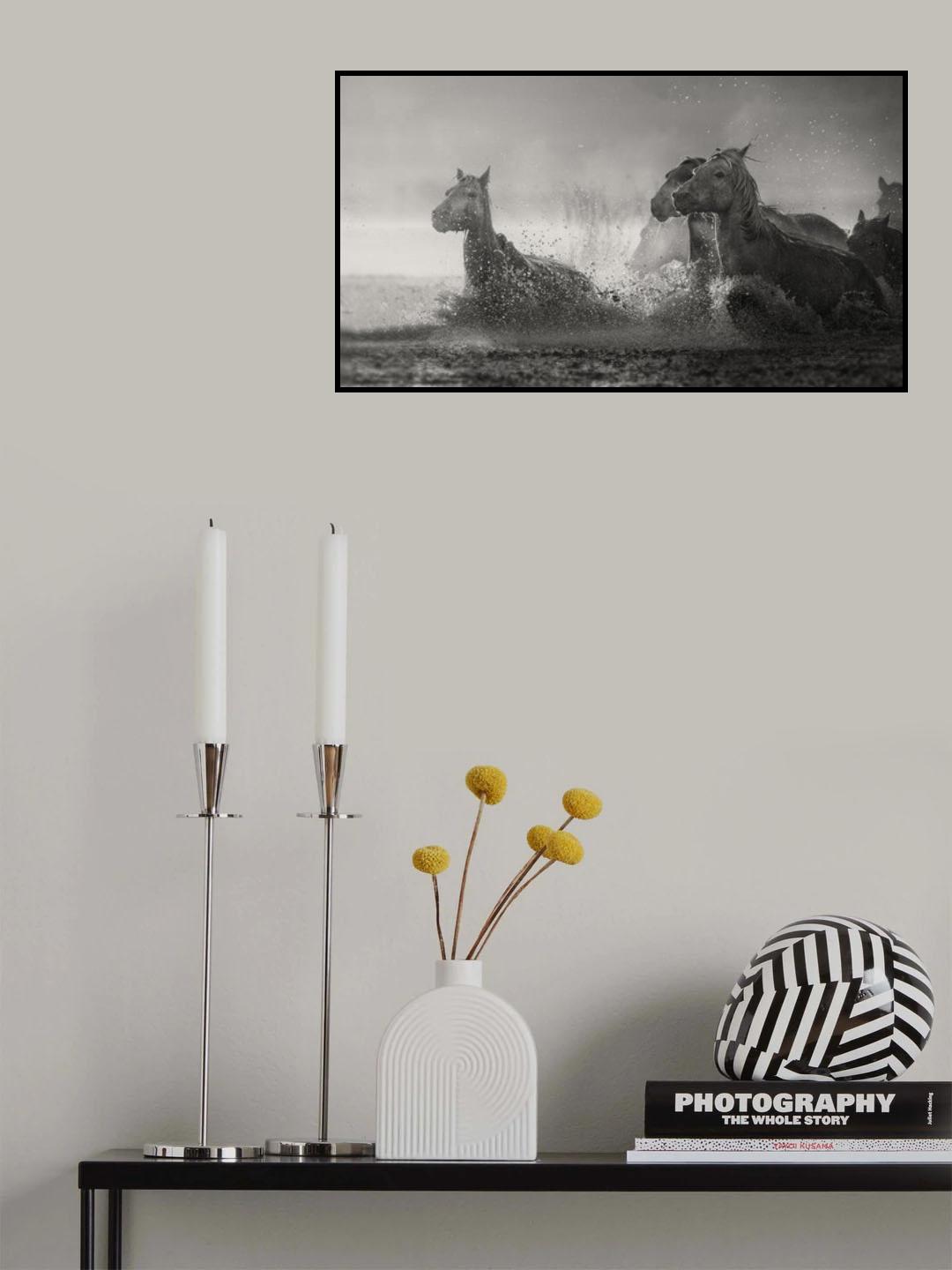 A muddy morning .. Poster och Canvastavla