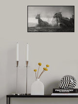 A muddy morning .. Poster och Canvastavla