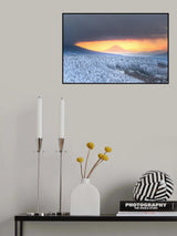 Sea of Foggy Ice and Mt.Fuji Poster och Canvastavla