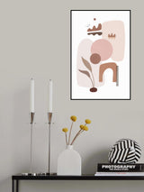 Tropical Villa Color and Shapes 23 Poster och Canvastavla