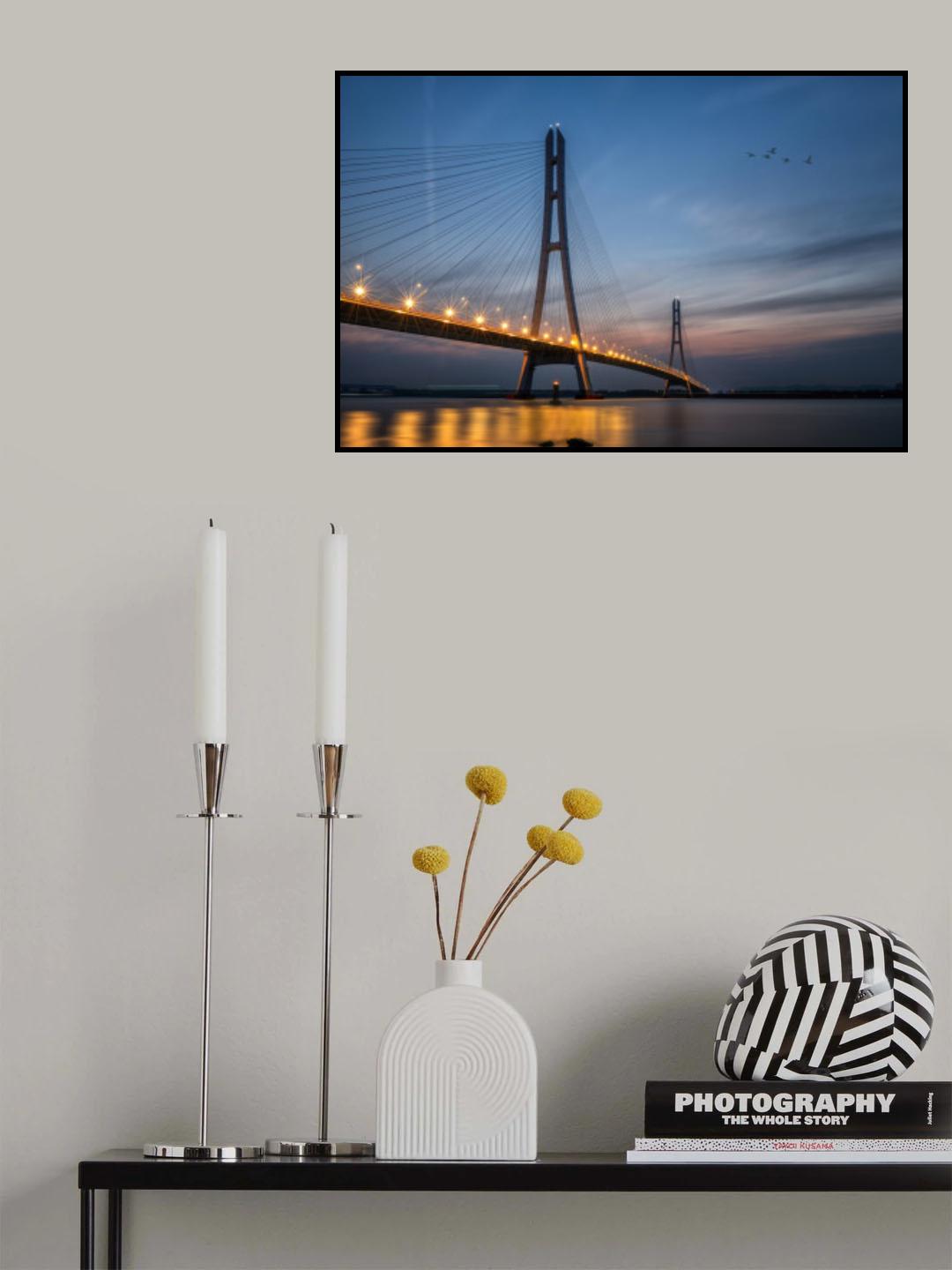Golden Gateway Poster och Canvastavla