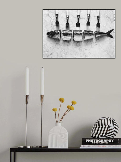 Mackerel&amp;Forks Poster och Canvastavla