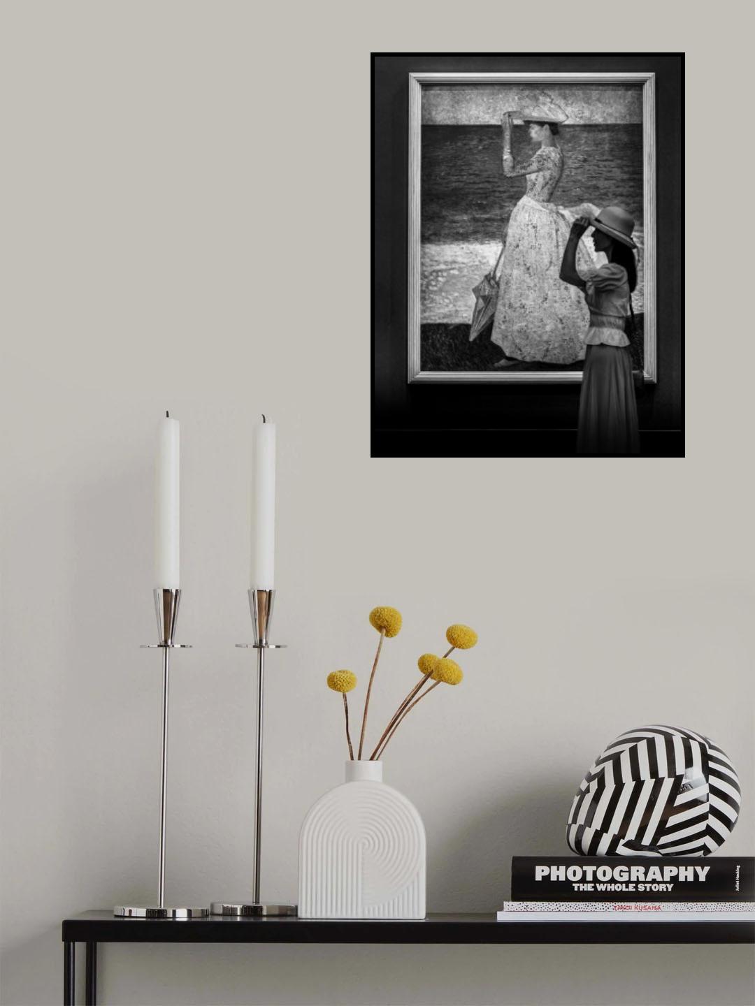 Art Reflection (b/w) Poster och Canvastavla
