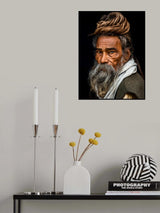 Portrait of a Sadhu... Poster och Canvastavla