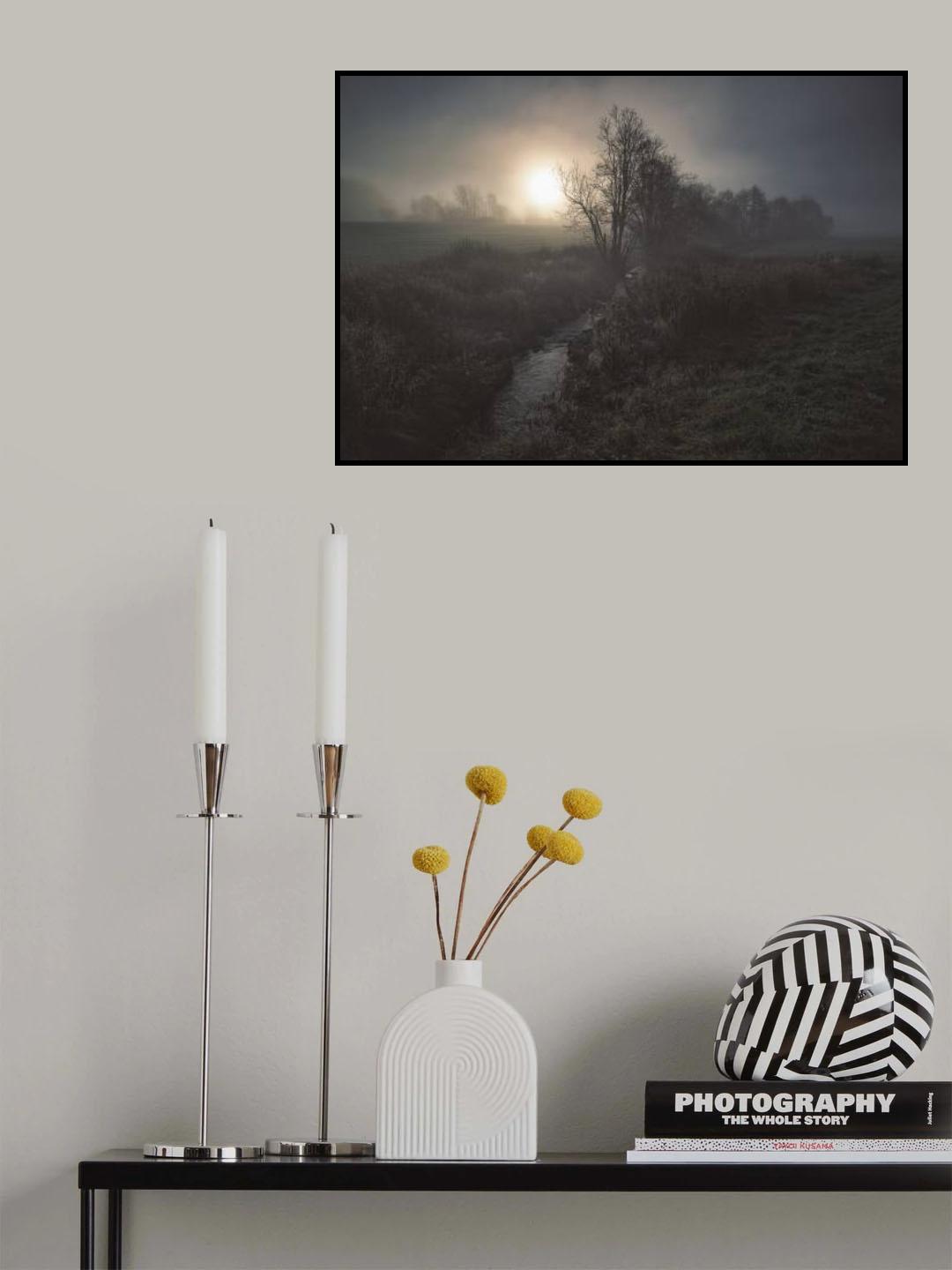 Fogscape - elements Poster och Canvastavla