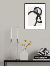 Abstract Brush No1 Poster och Canvastavla