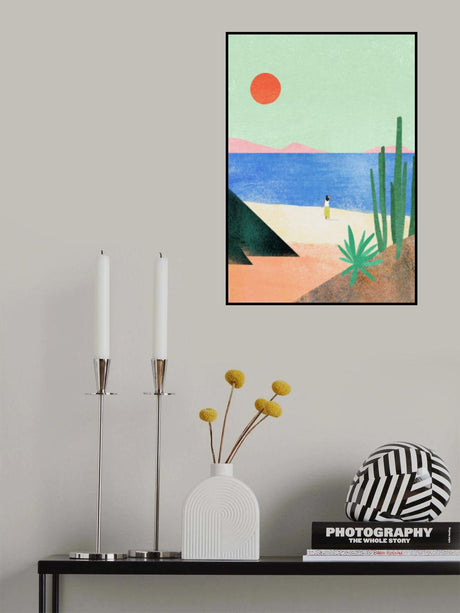 Beach Girl ii Poster och Canvastavla