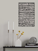 Marker Wavey Pattern Poster och Canvastavla