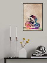 Cycling sport art 33 Poster och Canvastavla