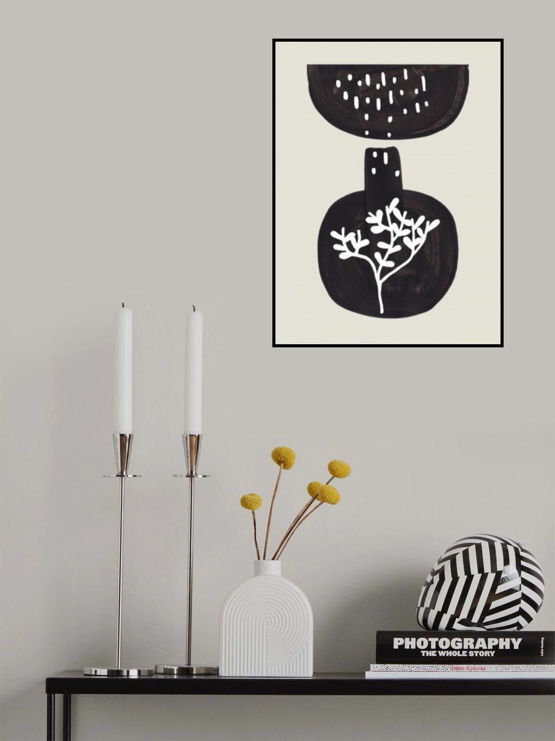 Ink Motif 6 Poster och Canvastavla