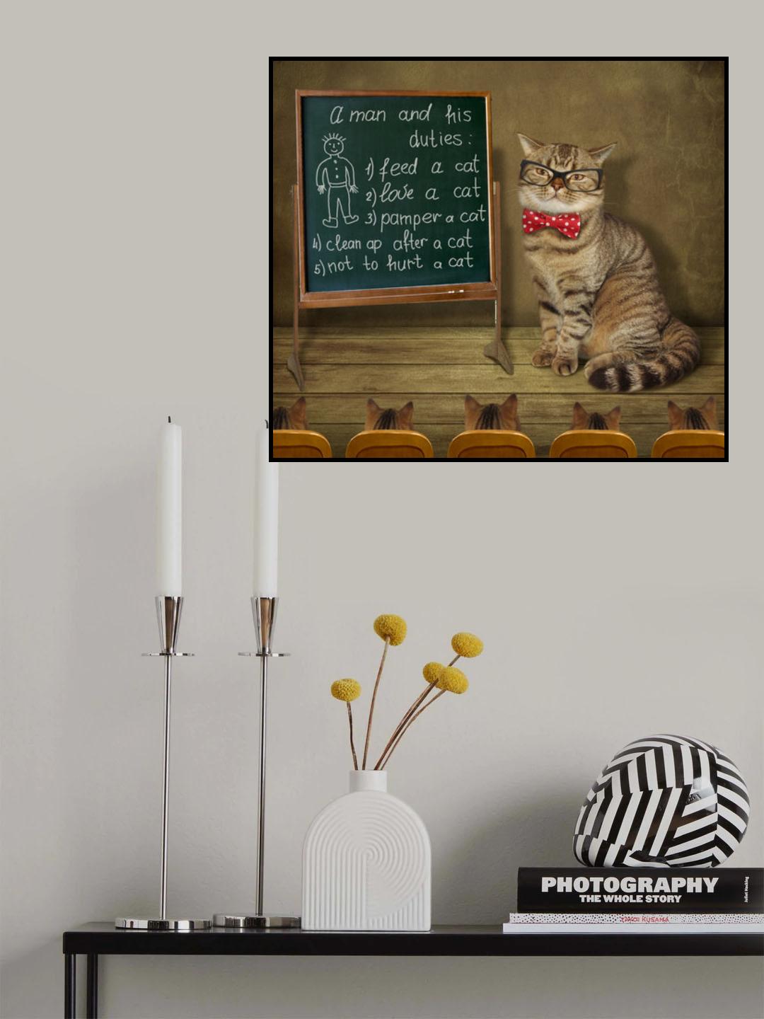 Lecturer... :)) Poster och Canvastavla