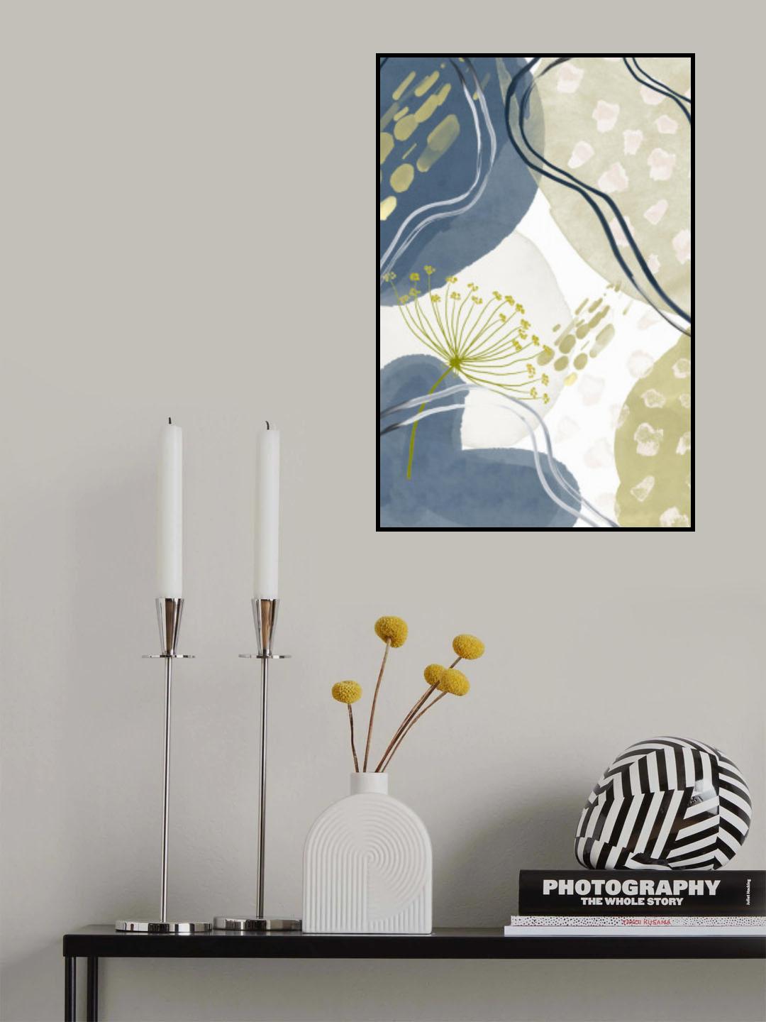 Fresh Air Blue-2 Poster och Canvastavla