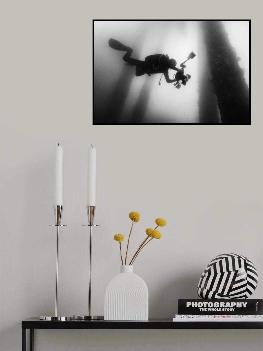 Fall into the silence Poster och Canvastavla