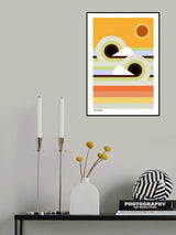 Ride The Wave Sunrise Poster och Canvastavla