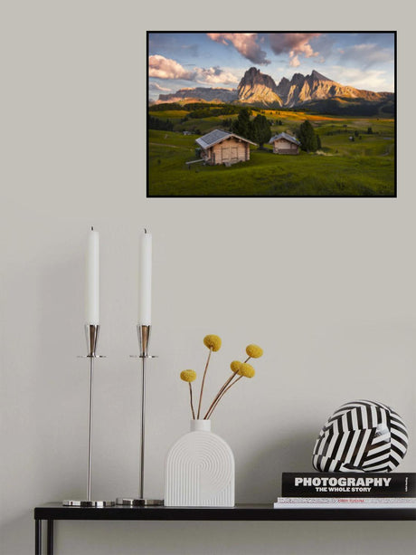 Mountains Vacation Poster och Canvastavla