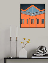 Orange Poster och Canvastavla