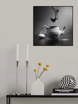Tea at the construction site Poster och Canvastavla