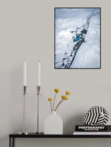 Fishermen On Ice Poster och Canvastavla