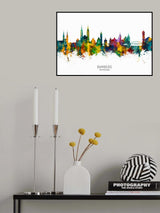 Bamberg Germany Skyline Poster och Canvastavla