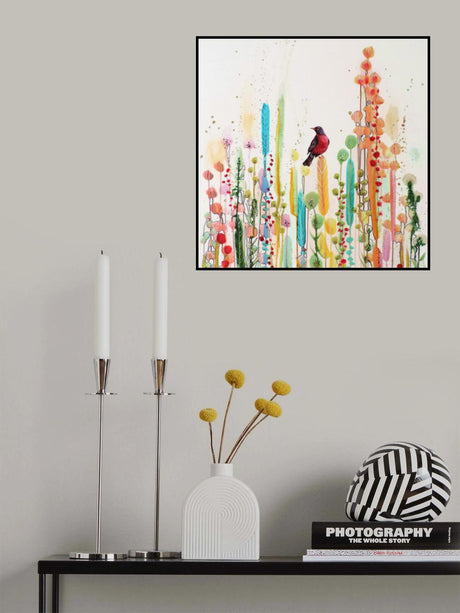 Toujours Le Jour Se Leve Carre Poster och Canvastavla