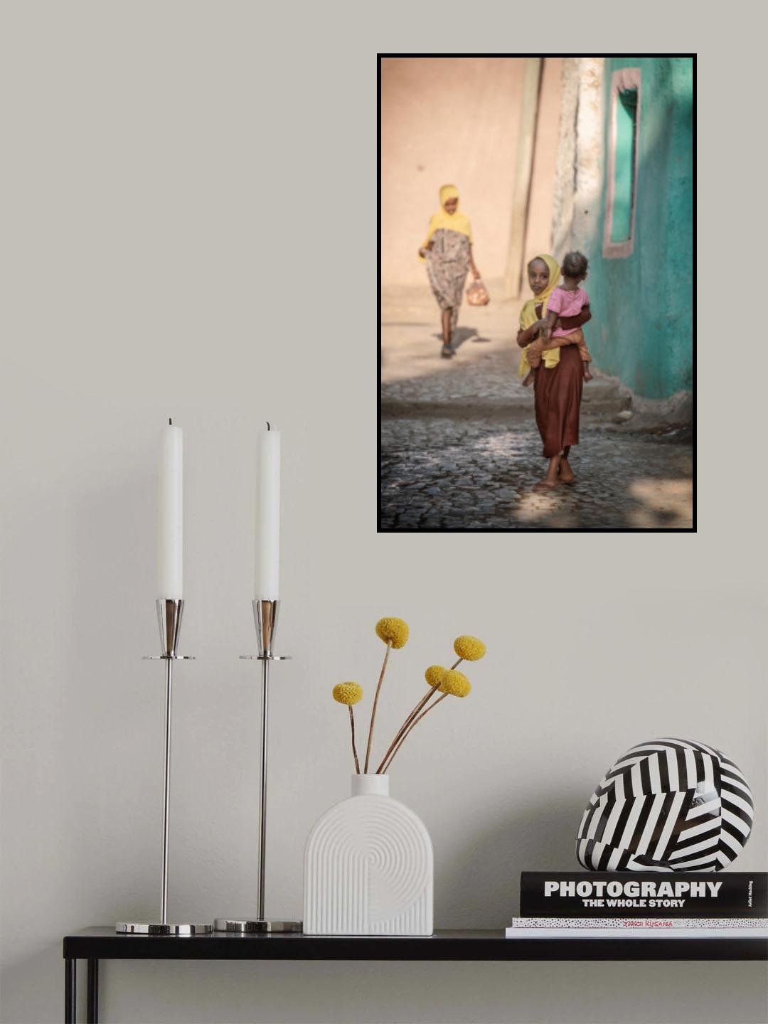 Harari street life Poster och Canvastavla