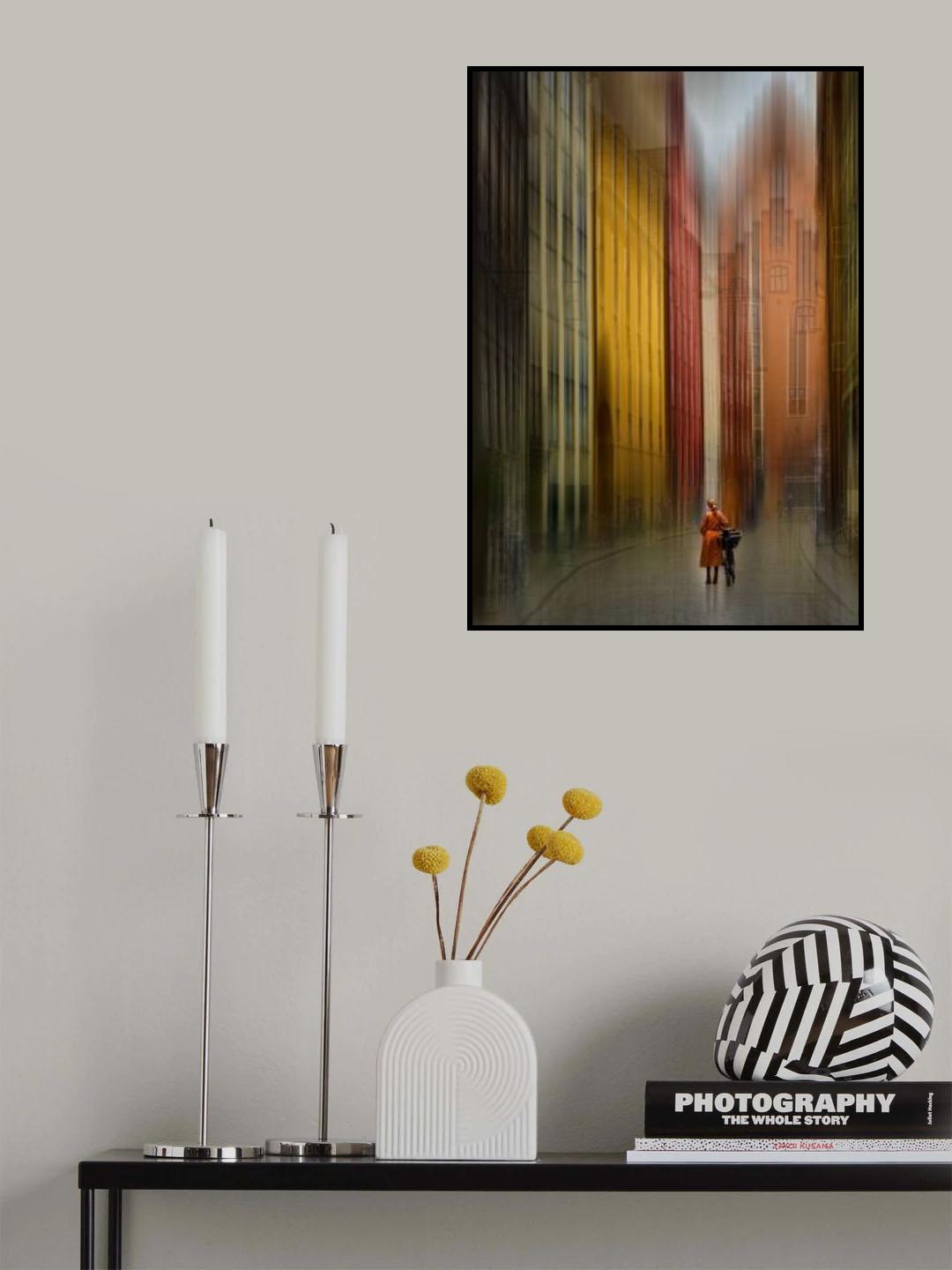 Lady On the Street Poster och Canvastavla