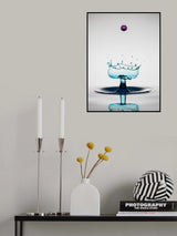 Wassertropfen Art Poster och Canvastavla