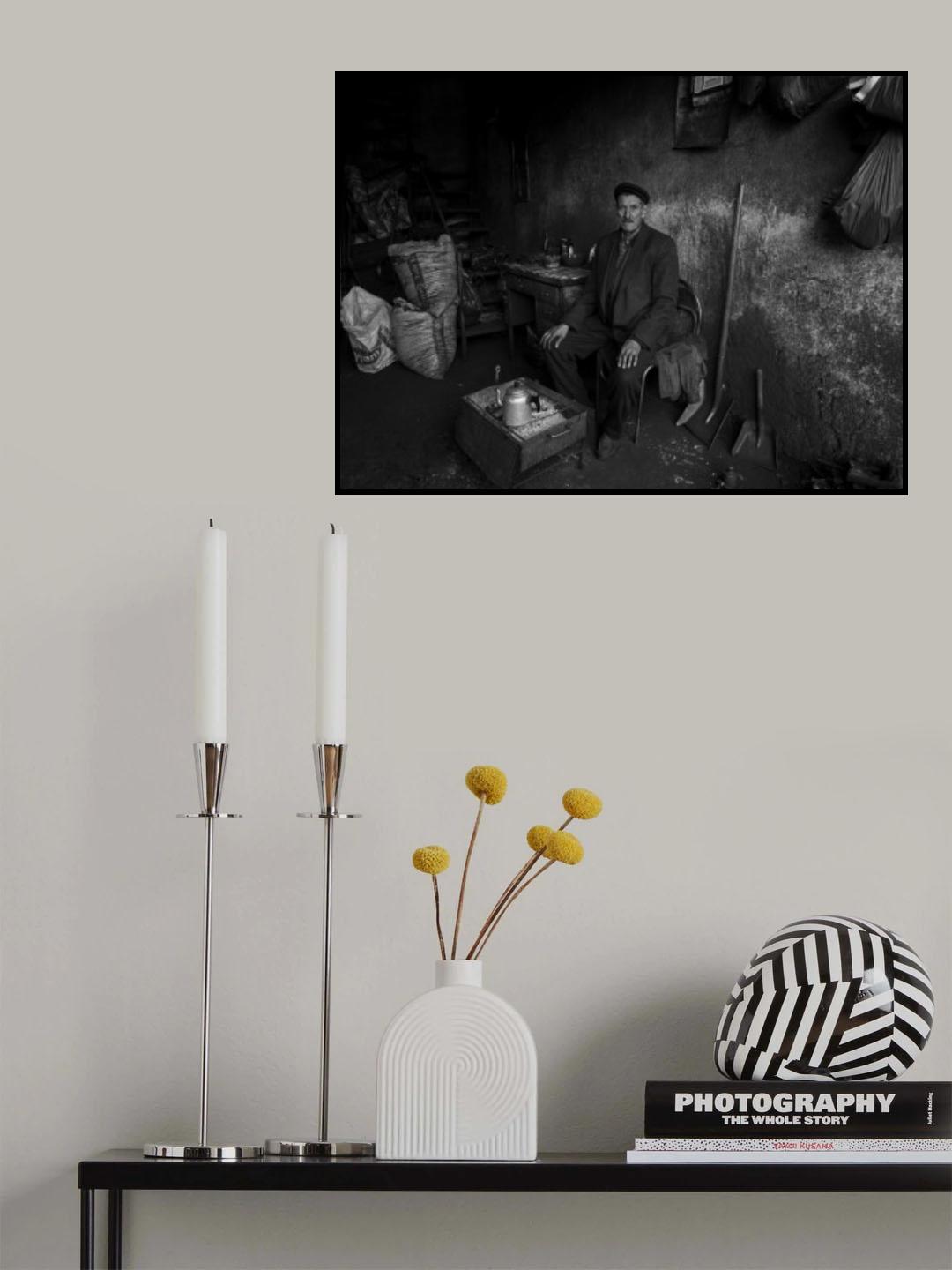 coal black Poster och Canvastavla