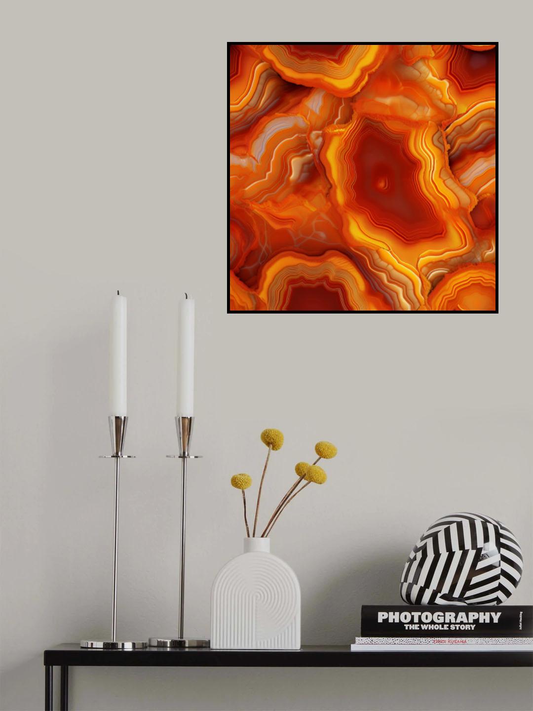 Agate 44 Poster och Canvastavla